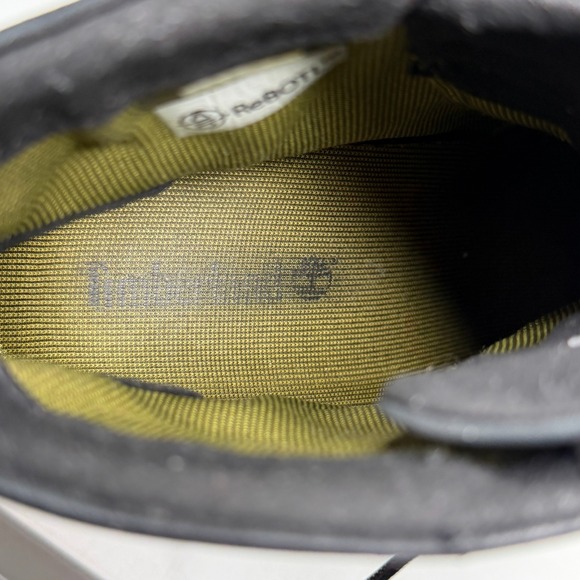 Timberland Boots Womens Sz 8.5 Lana Point Black Nubuck Lace Up Block Heel - Picture 11 of 12